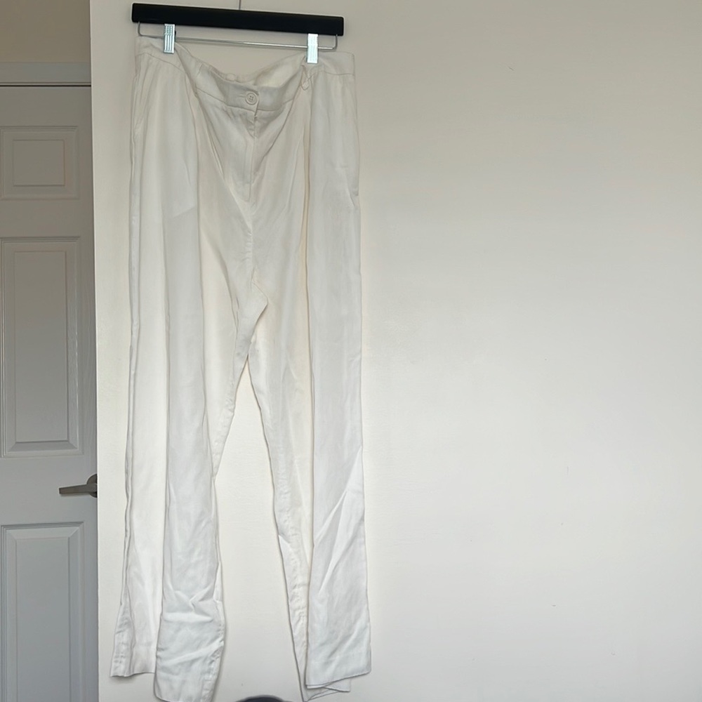 ASOS - “MONKI” Wide Leg Pants in White